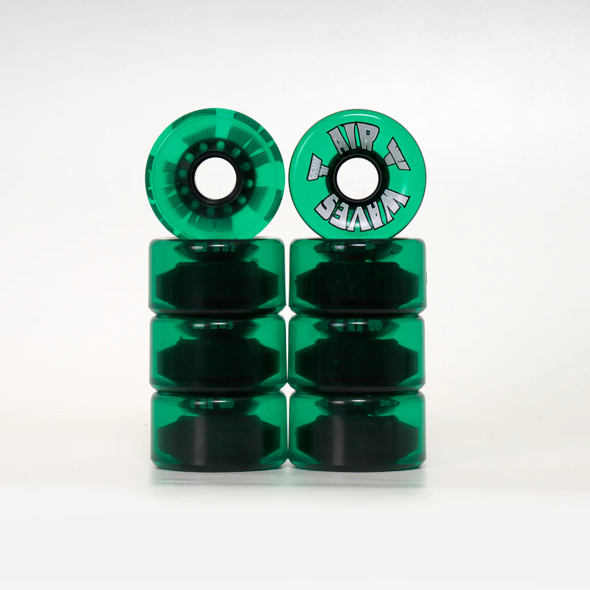 Airwaves 65mm/78a Wheels - Clear Green - Image 3