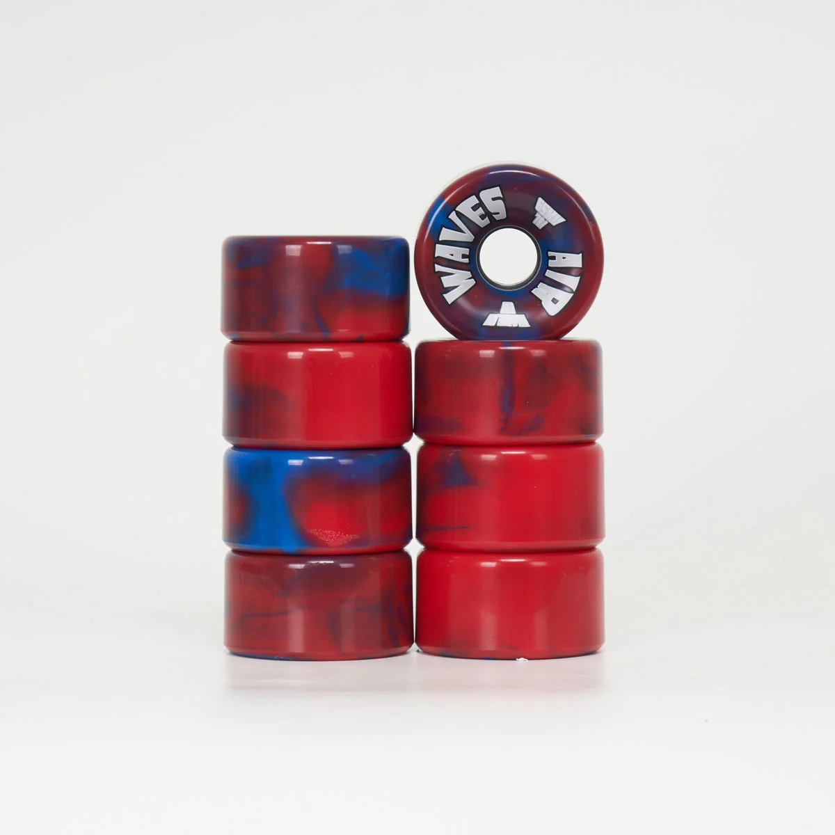 Airwaves - Red & Blue Swirl
