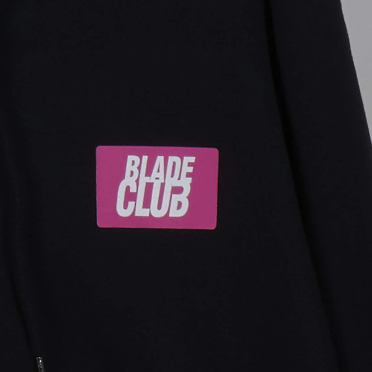 Blade Club Team Wax Zip up Black Hoody - Image 2