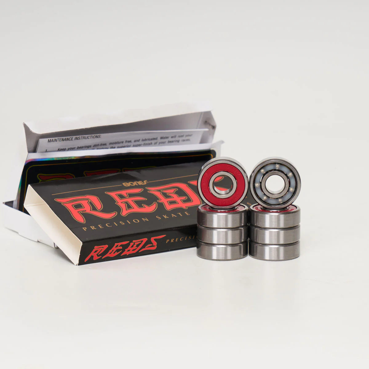 Bones Reds Bearings - 8 Set - Image 2