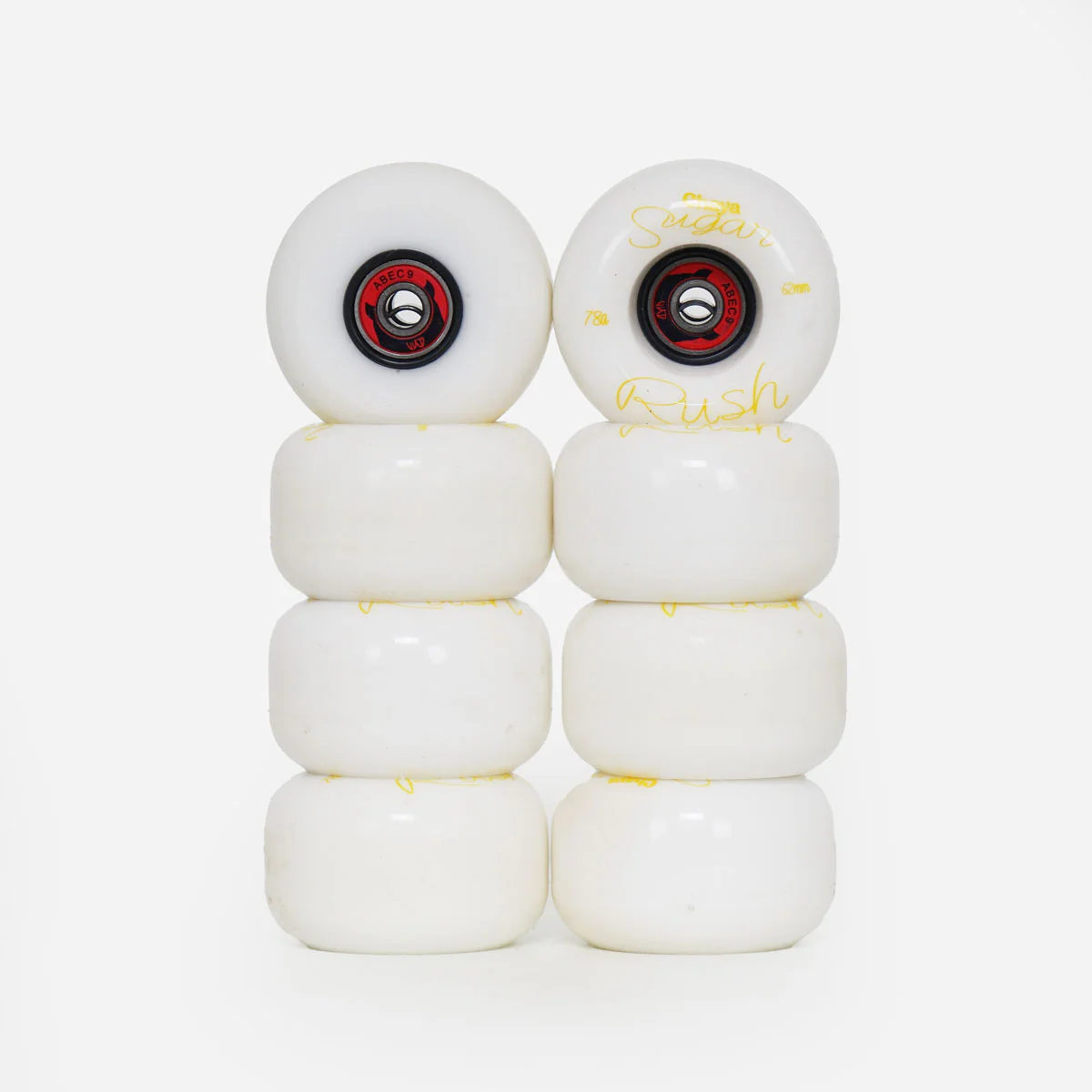 Chaya Sugar-Rush 59mm/92a Wheels and Bearings - Yellow (8-set) - Image 2