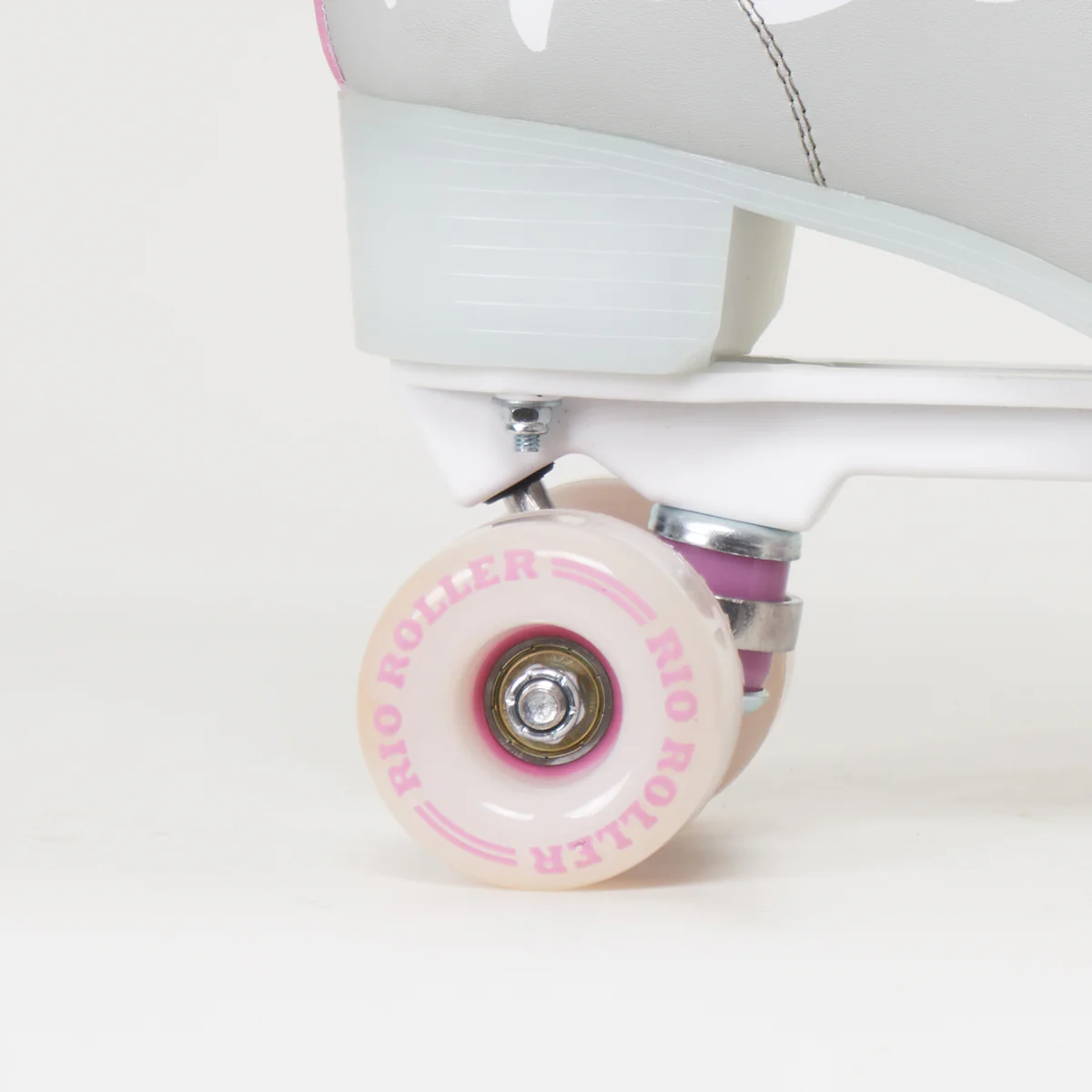 Rio Roller Script Rollerskates - Grey / Purple - Image 4