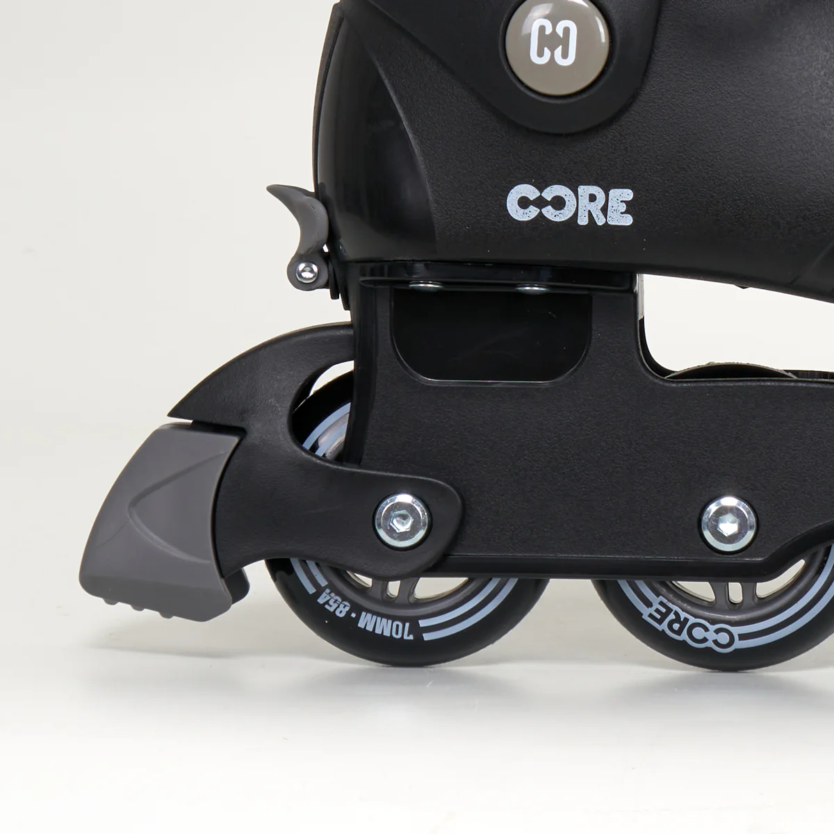 CORE Retro Inline Adjustable Skates - Kids (Black) - Image 4
