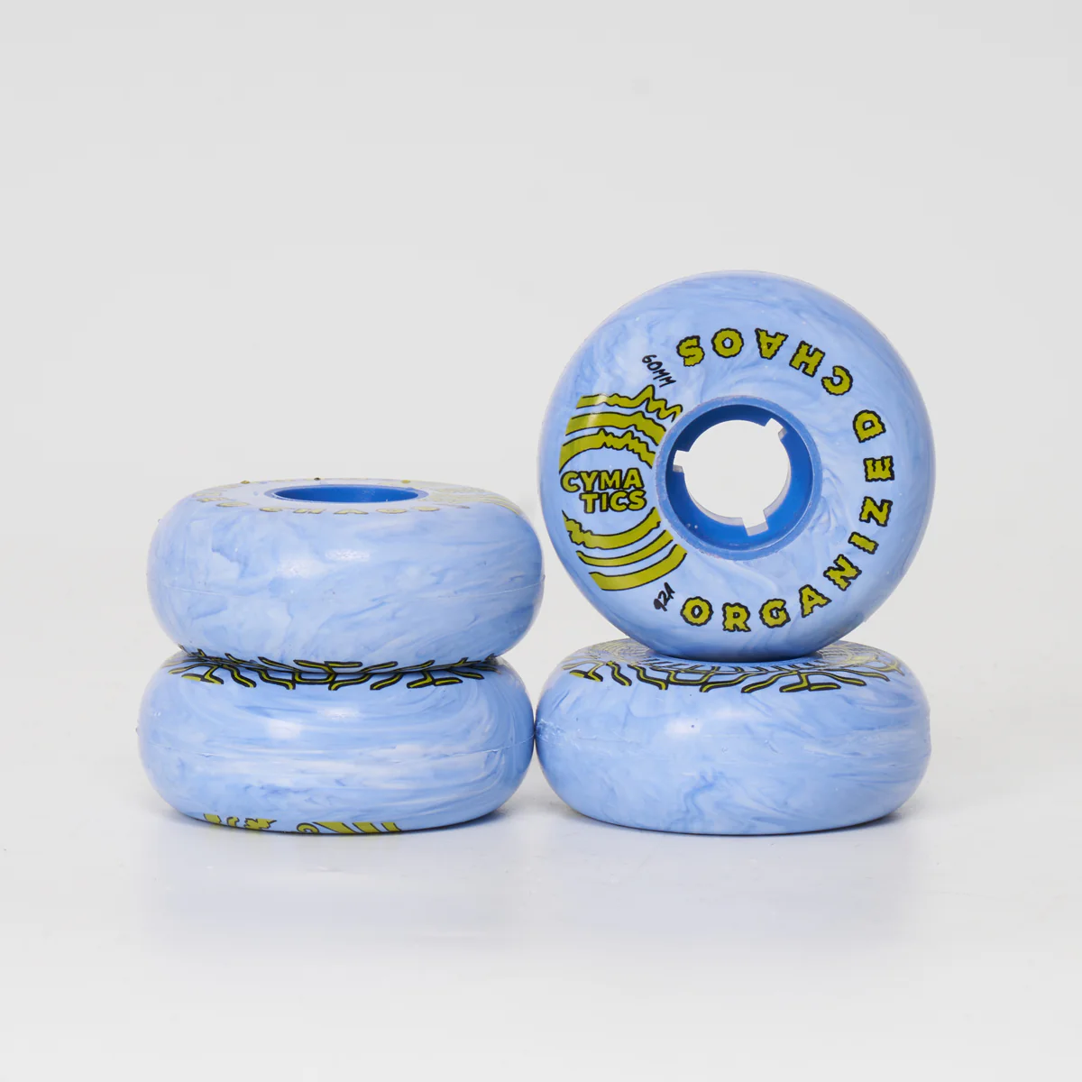 Cymatics Team 60mm 92a Wheels - Blue Marble