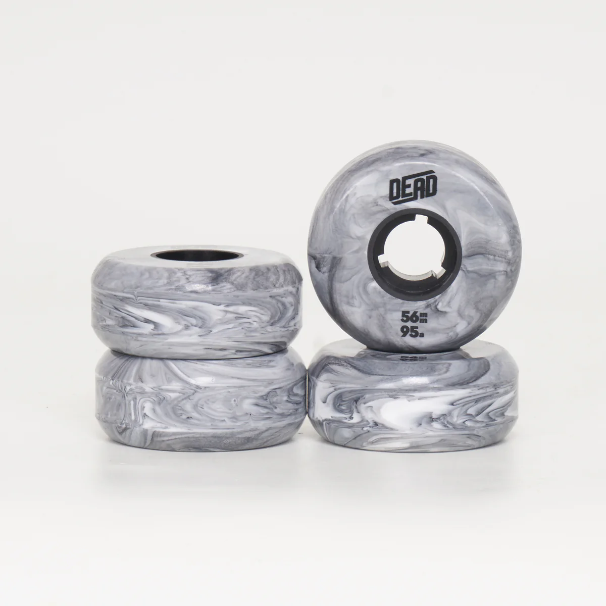 Dead Grey Marble 56mm 95a Wheels