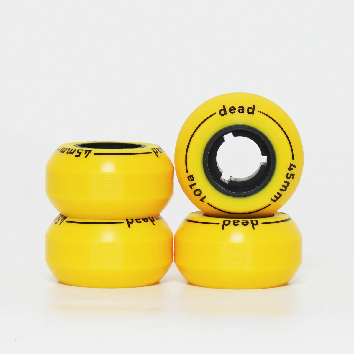 Dead Yellow 45mm Anti Rocker Wheels