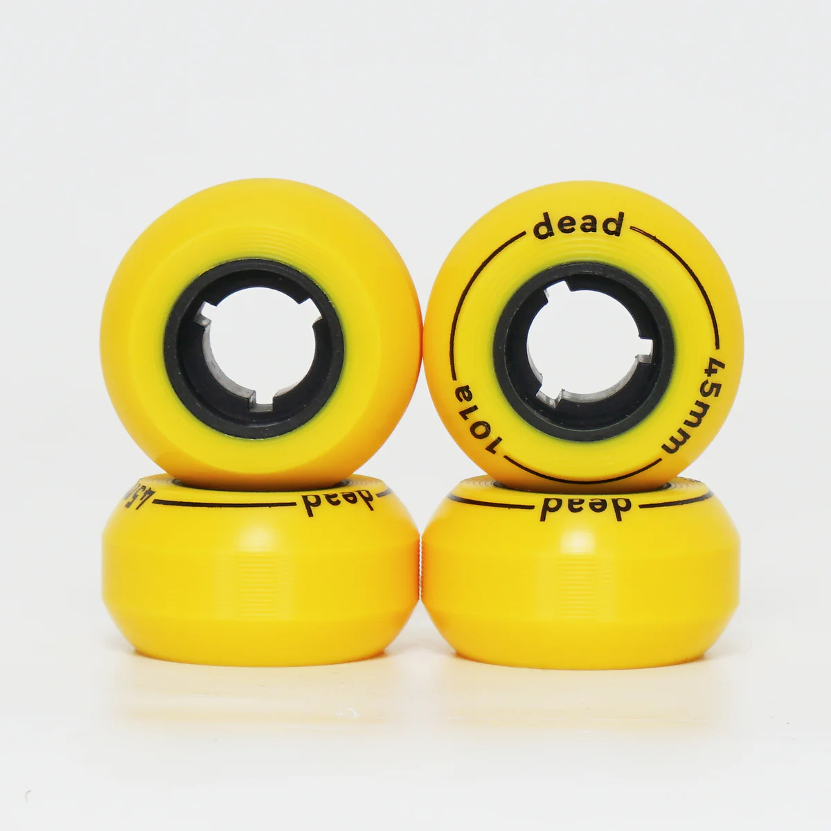 Dead Yellow 45mm Anti Rocker Wheels - Image 2