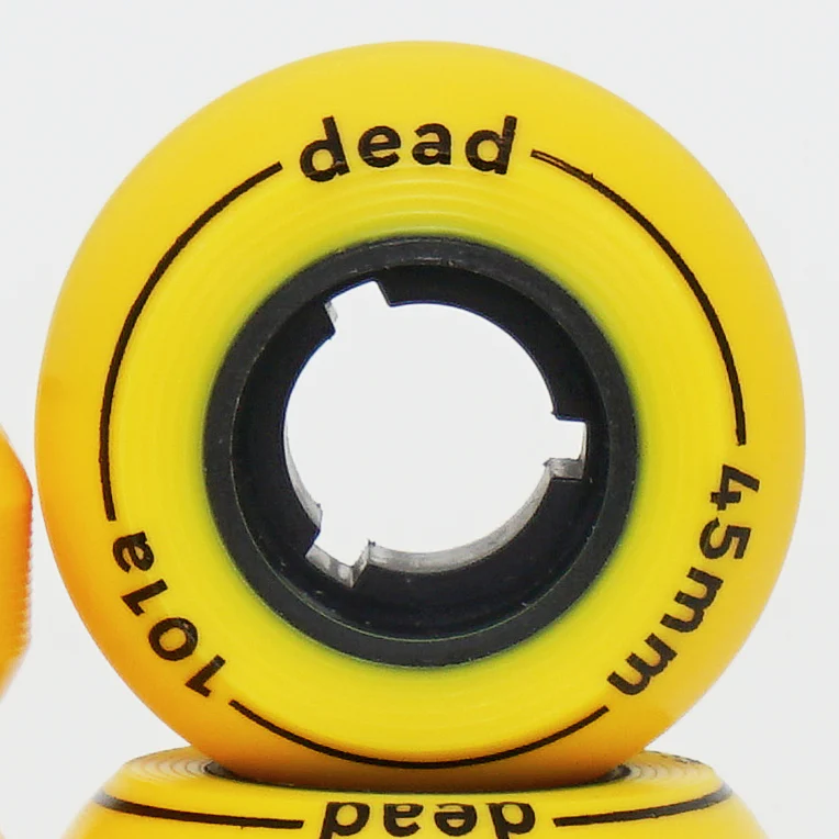 Dead Yellow 45mm Anti Rocker Wheels - Image 4