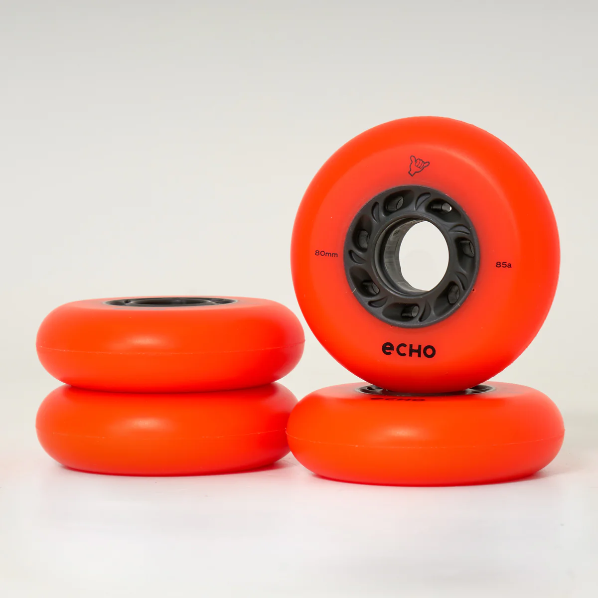 Echo Drift 80mm Wheels - Orange (4-Set) - Image 3