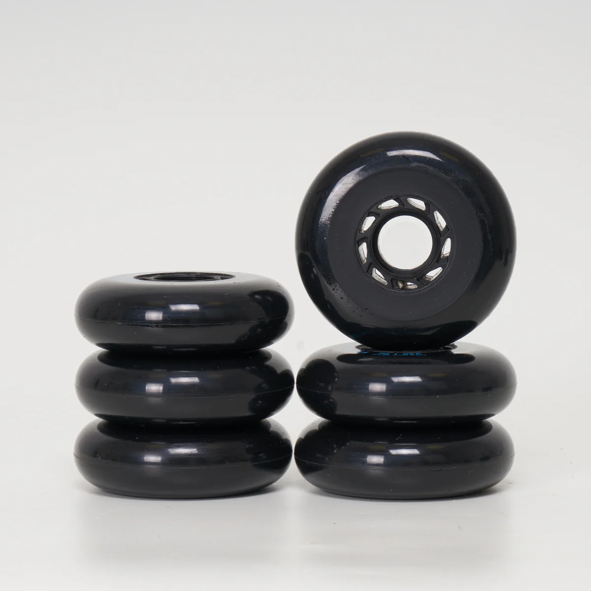 Endless 76mm Wheels - Black (Set of 6) - Image 2