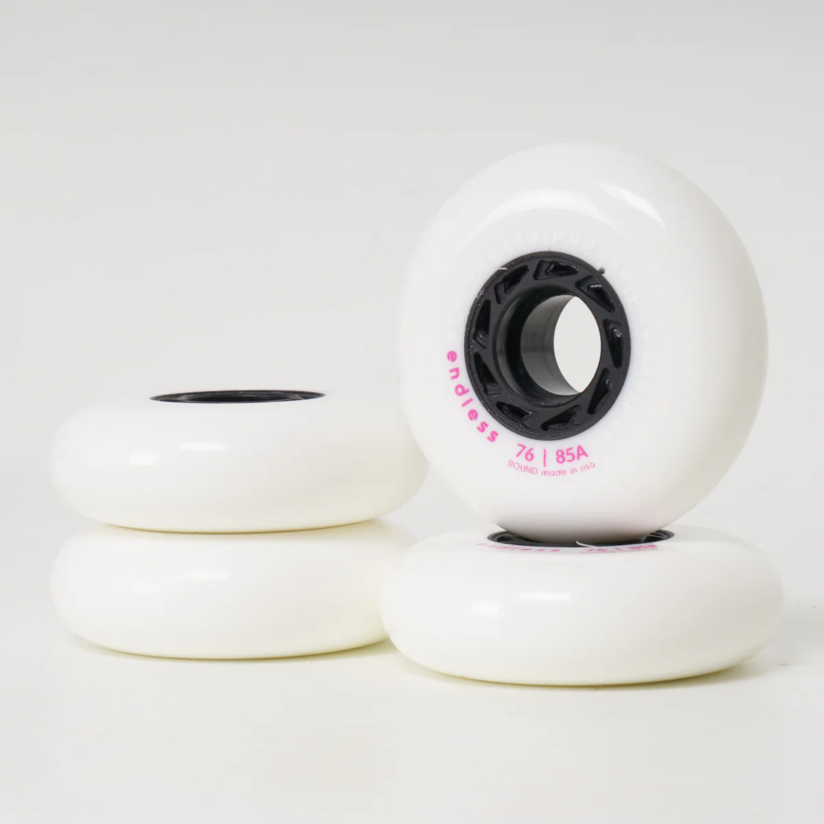 Endless 76mm Wheels - White (Set of 4) - Image 3
