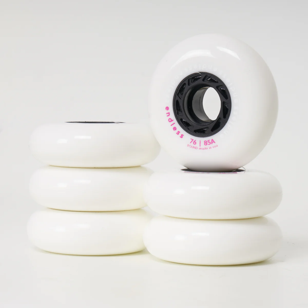 Endless 76mm Wheels - White (Set of 6) - Image 3