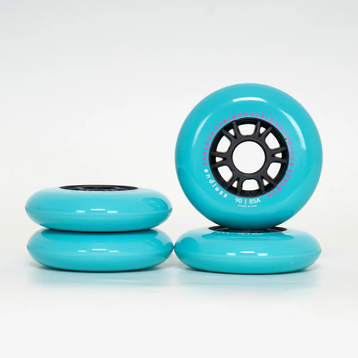 Endless 90mm / 85a Wheels - Miami Blue