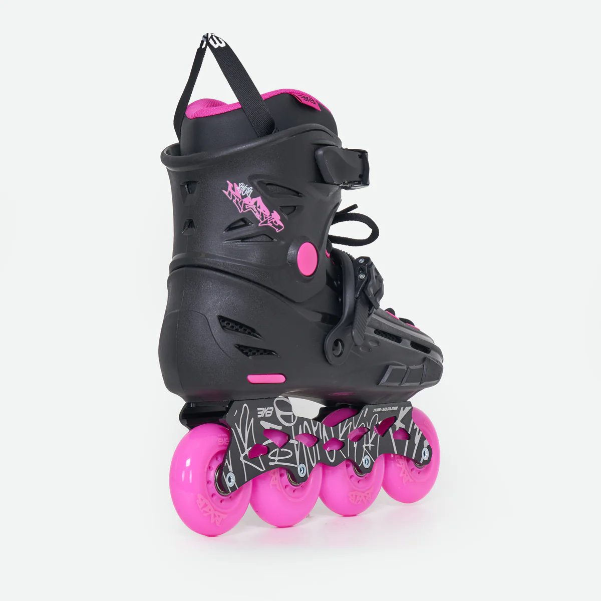 BKB Hero Inline Skates - Pink/Black - Image 3