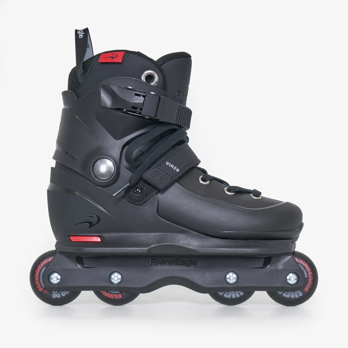 Flying Eagle Vireo - Kids Adjustable Aggressive Inline Skates - Black