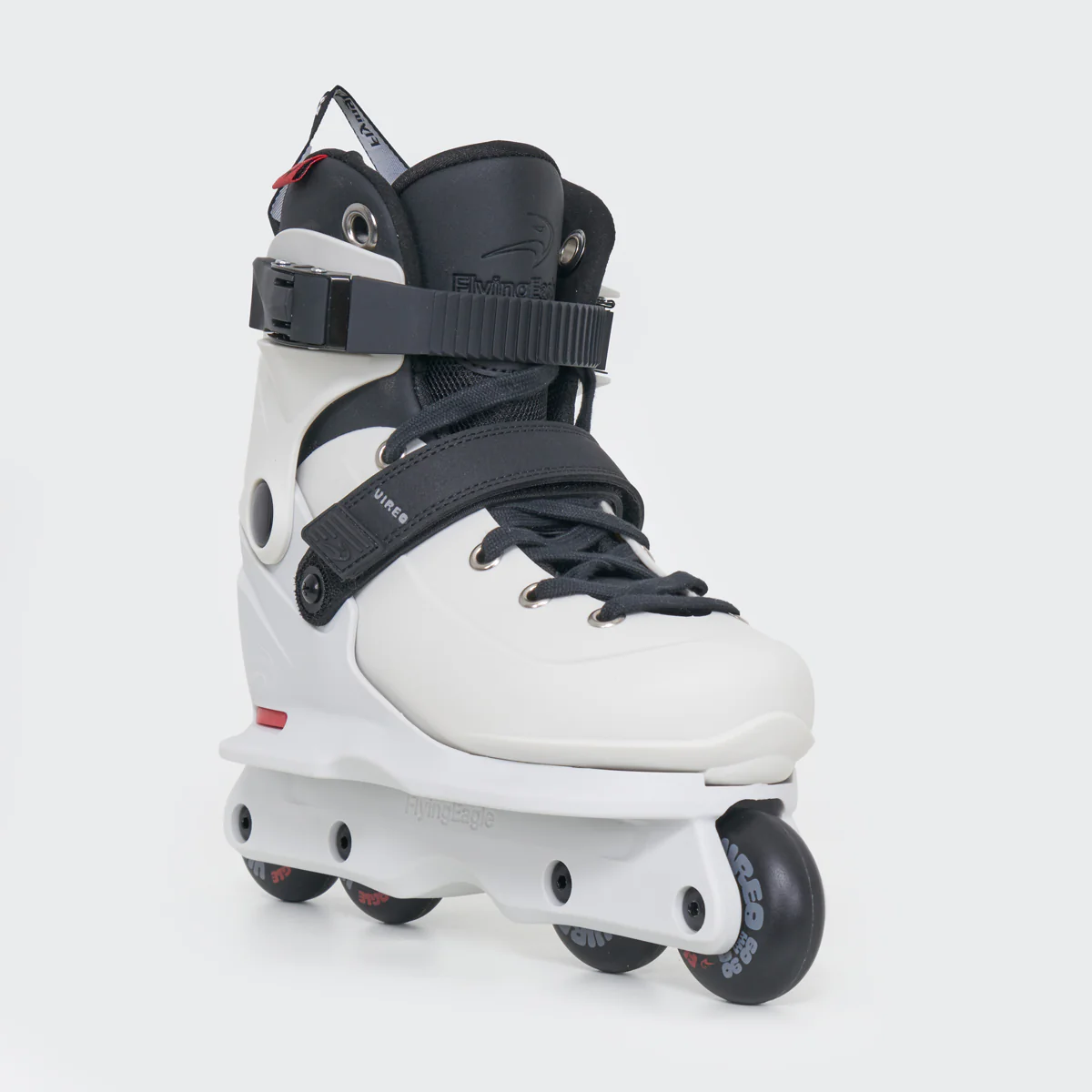 Flying Eagle Vireo - Kids Adjustable Aggressive Inline Skates - Off White - Image 4