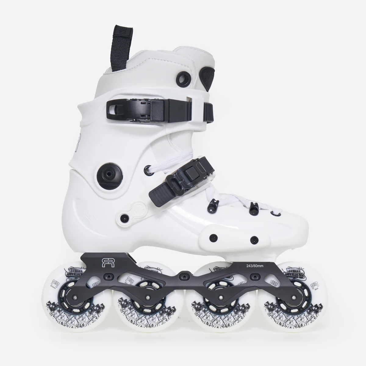 FR Skates FR1 80 Deluxe Intuition - Unisex - White (2025/2026 Version with white/white intuition liner)