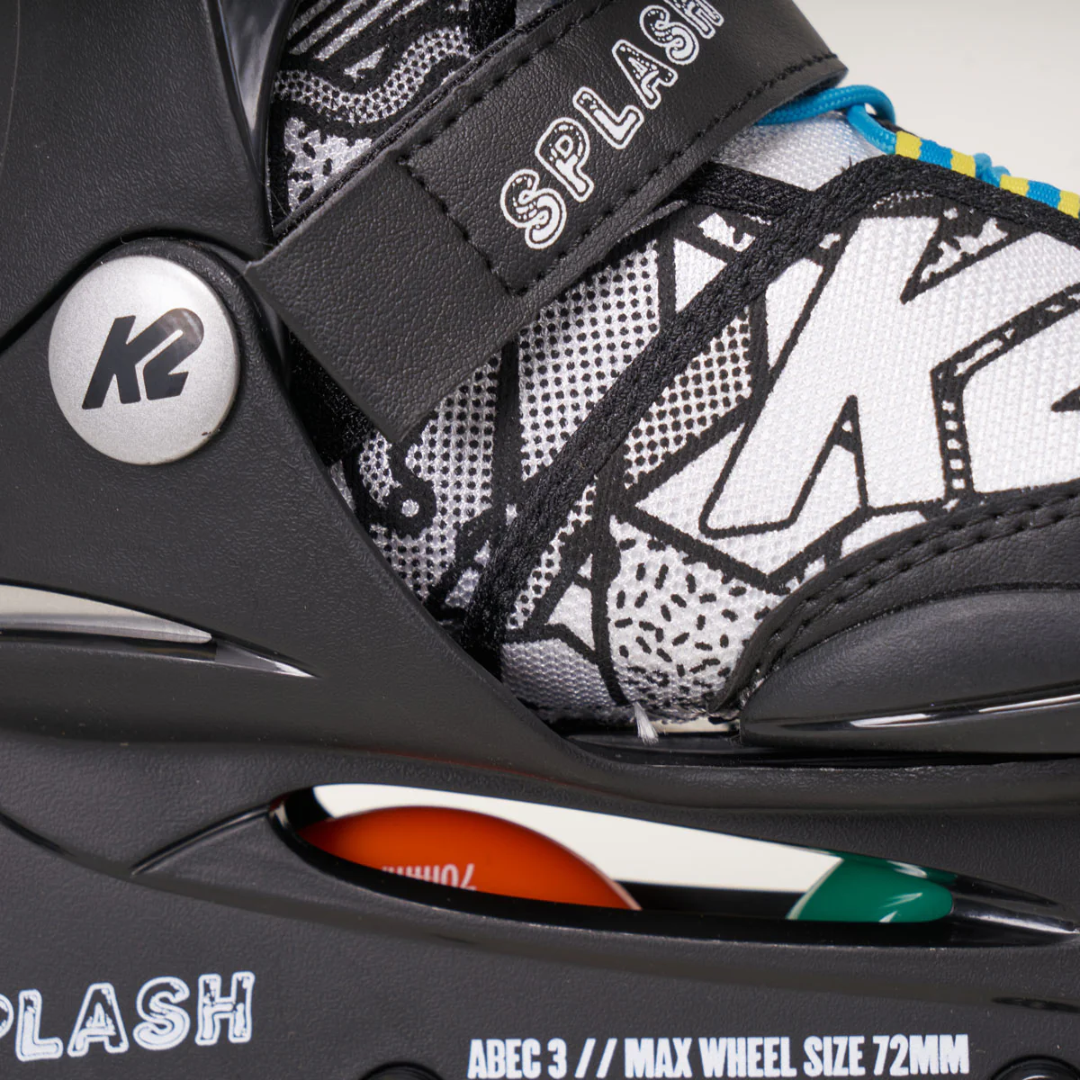 K2 Splash Junior Adjustable Inline Skates - Unisex - Image 4
