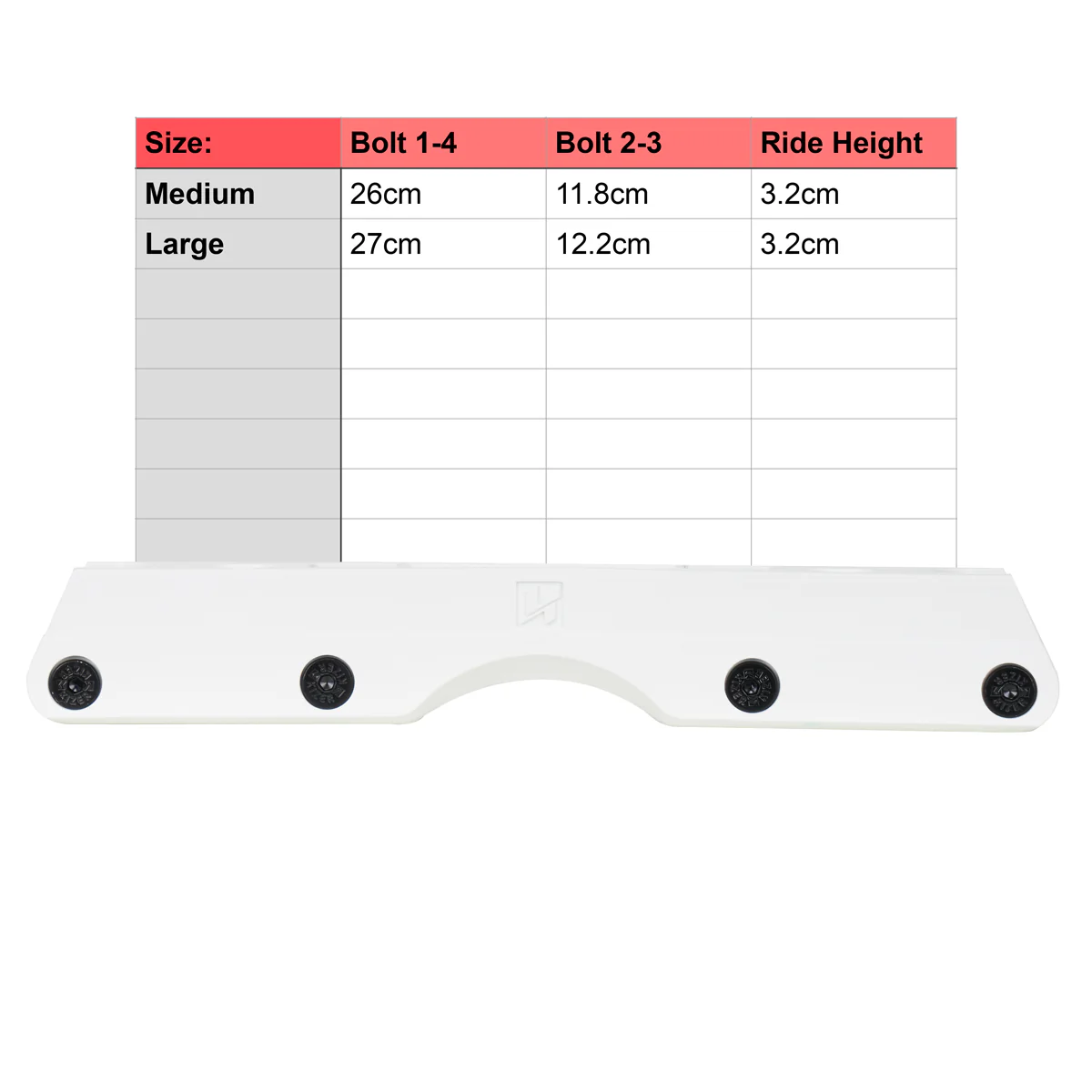 Kizer Fluid 4 Antirocker Frames - White - Image 3