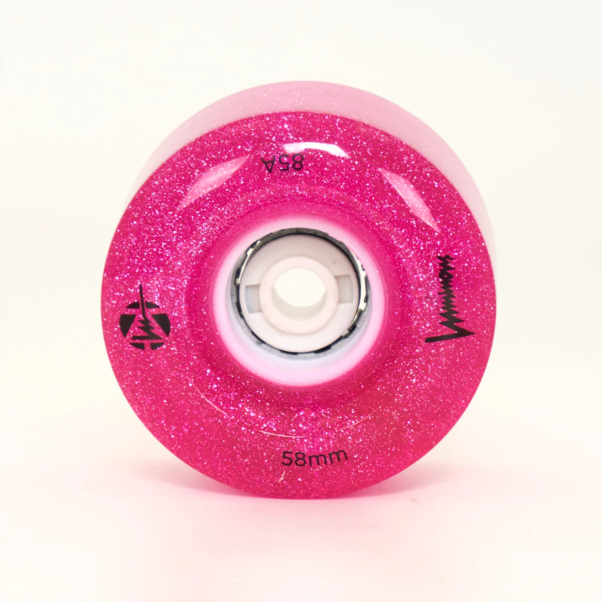 Luminous LED Light Up 58mm - Light Up Wheels - Pink Glitter