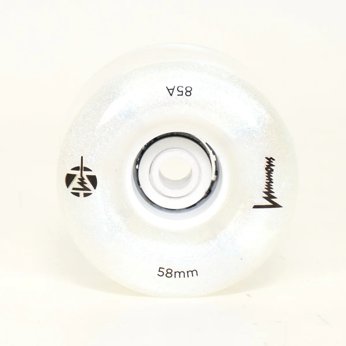 Luminous LED Light Up 58mm - Light Up Wheels - White Pearl