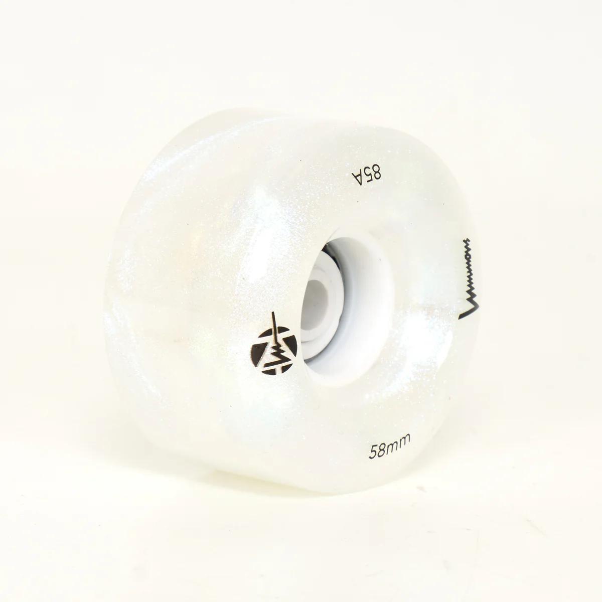 Luminous LED Light Up 58mm - Light Up Wheels - White Pearl - Image 4