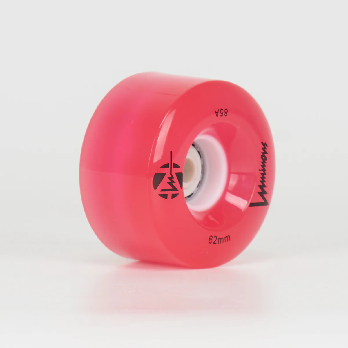 Luminous LED Light Up 62mm Wheels - Red (Singles)