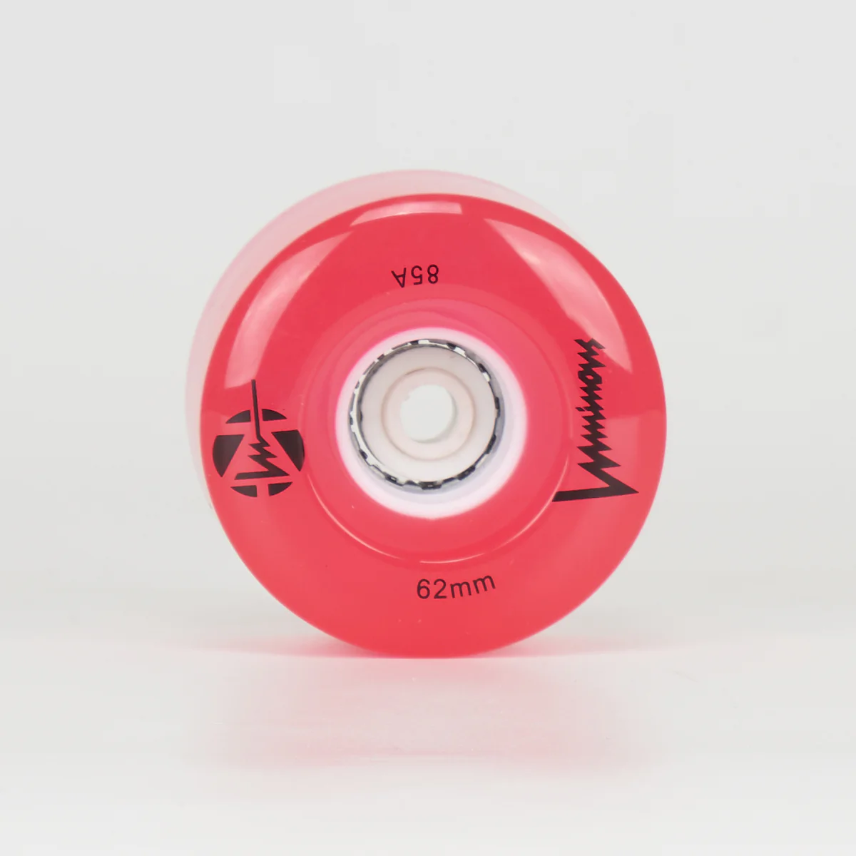 Luminous LED Light Up 62mm Wheels - Red (Singles) - Image 2