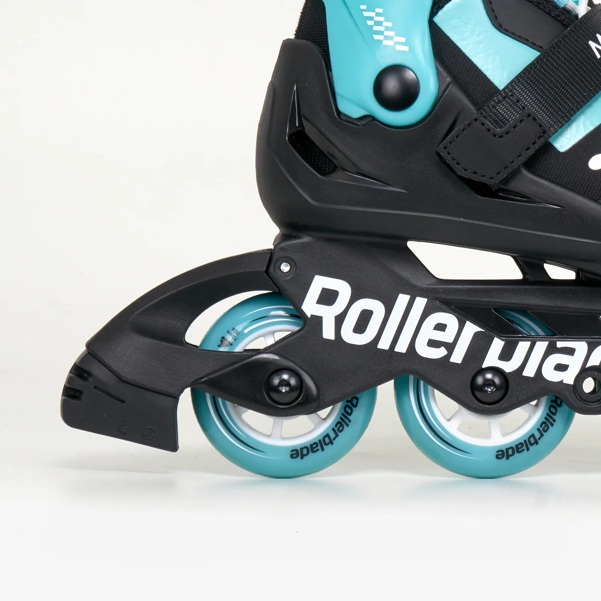 Rollerblade Microblade Junior Adjustable Inline Skates - Black / Light Blue - Image 2