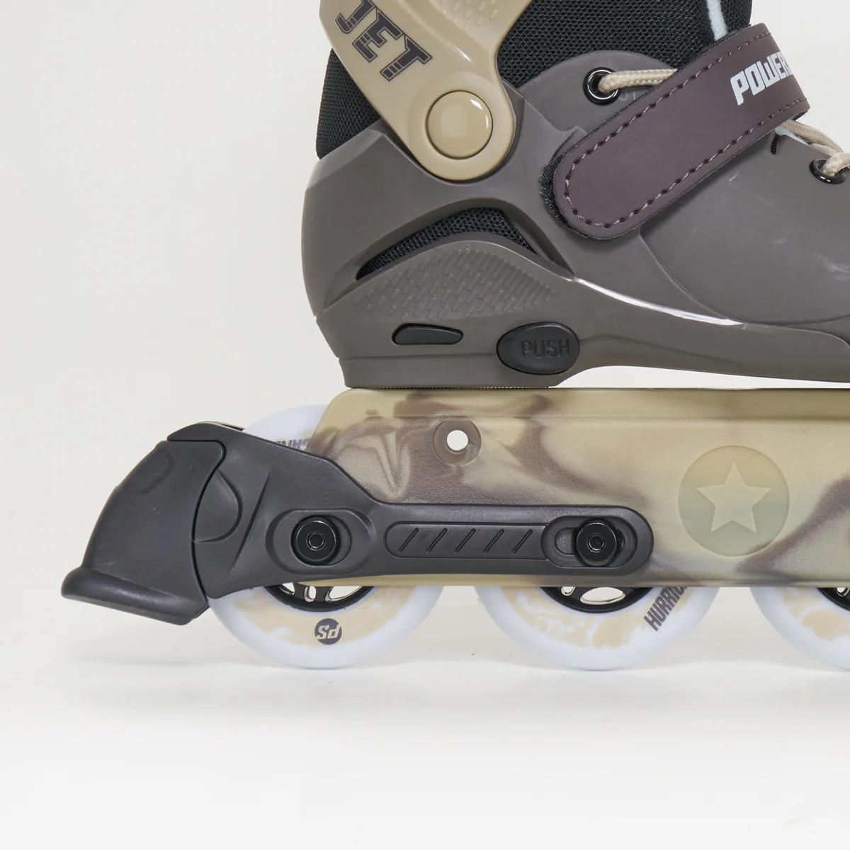 Powerslide Jet Brown - Kids Adjustable Inline Skates - Image 4