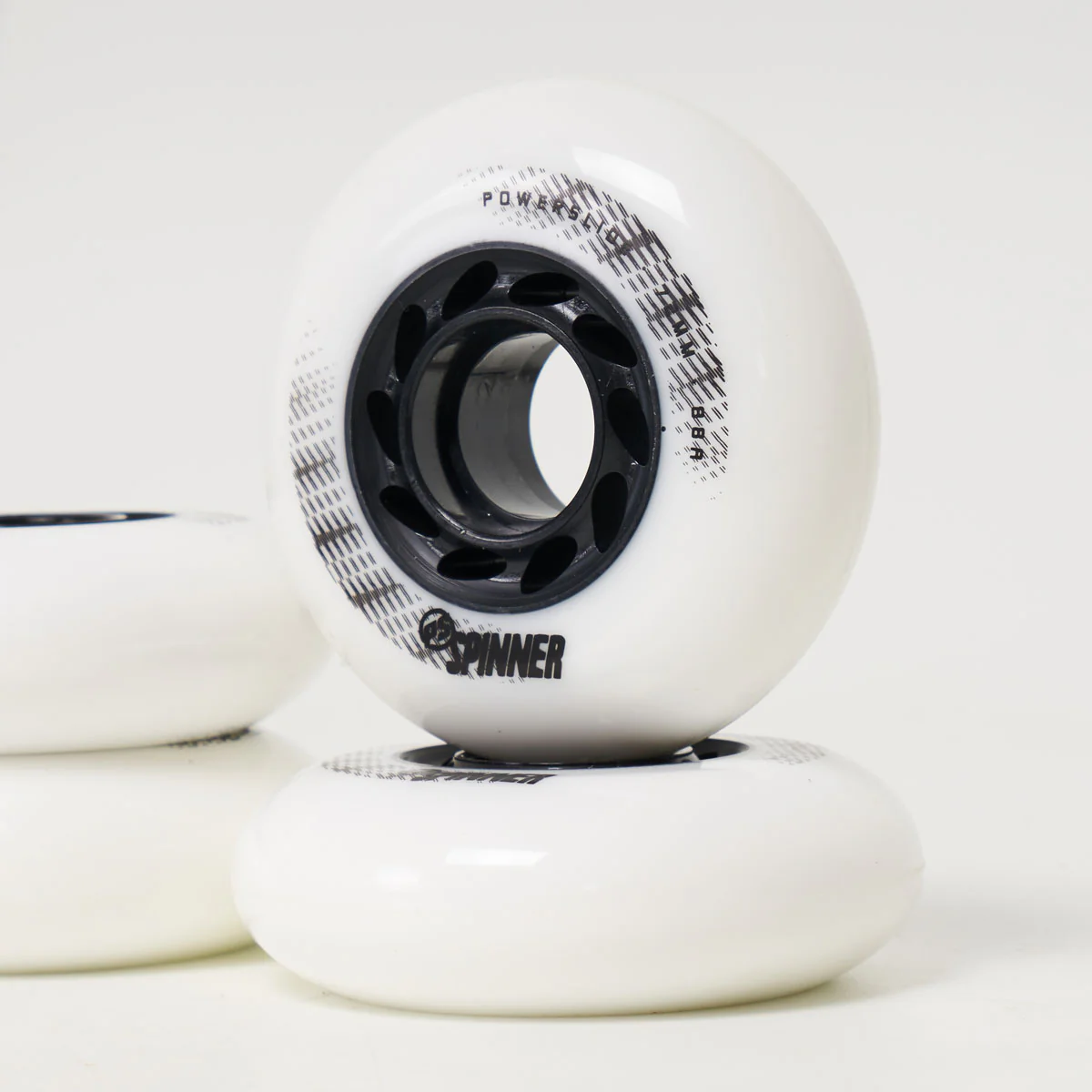 Powerslide Spinner 72mm Wheels - White (4-Pack) - Image 2