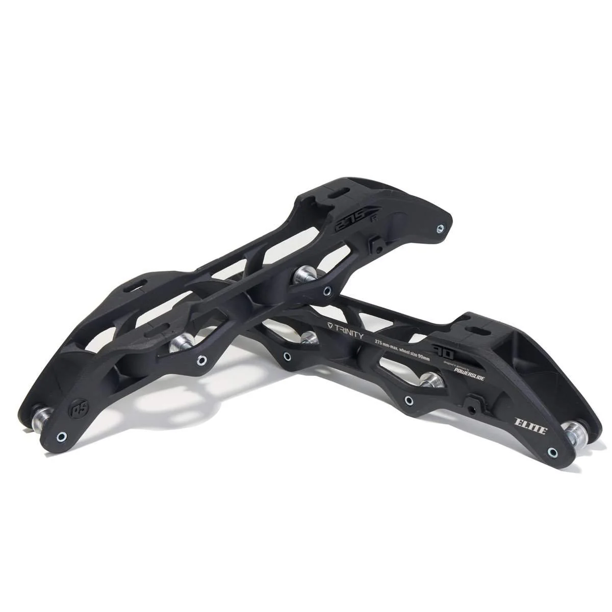 Powerslide Elite Casted Frame, Trinity mount, 4x90, 273mm length, Black - Image 3