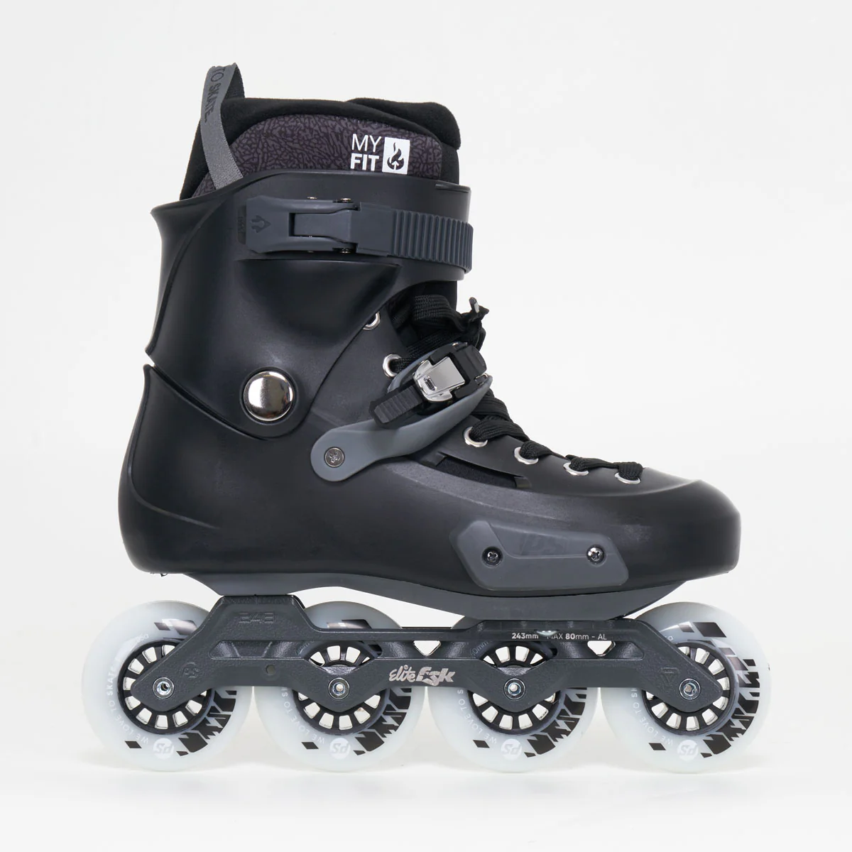 Powerslide Zoom Pro 80 Inline Skates - Unisex - Black/Grey
