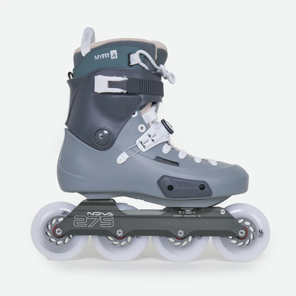 Powerslide Zoom Pro 90 PDS Inline Skates - Unisex - Grey