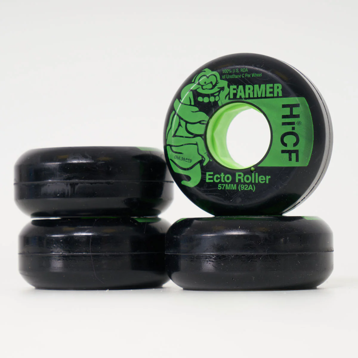 Red Eye Chris Farmer Childhood 57mm Wheels - Black - Image 4