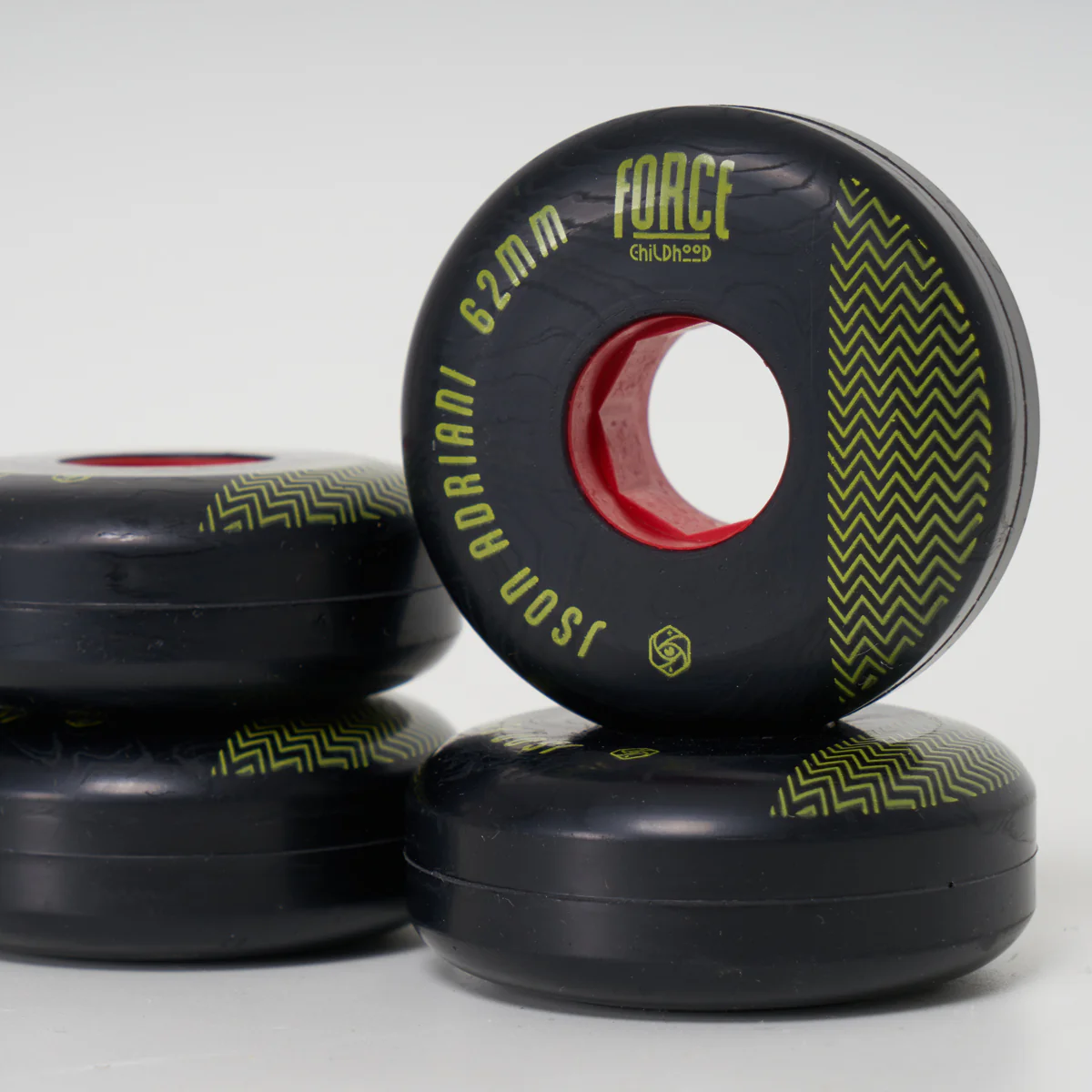 Red Eye Json Adriani 'Childhood' 62mm / 90a Wheels - Black - Image 2