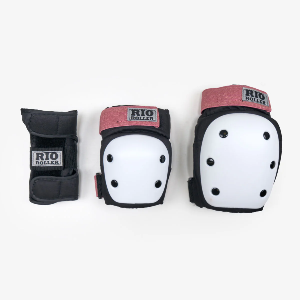 Rio Roller Triple Pad Set - Black / Pink