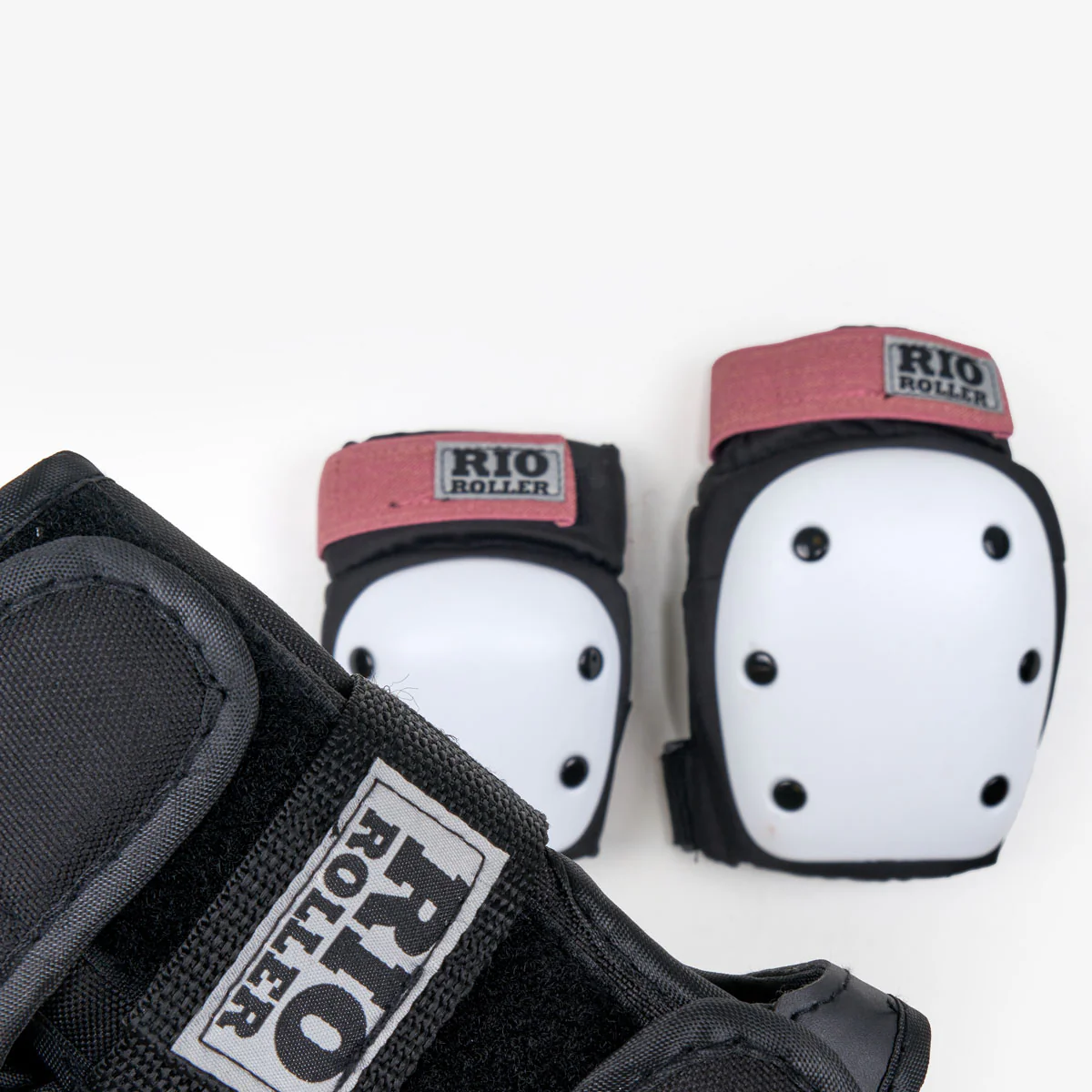 Rio Roller Triple Pad Set - Black / Pink - Image 3