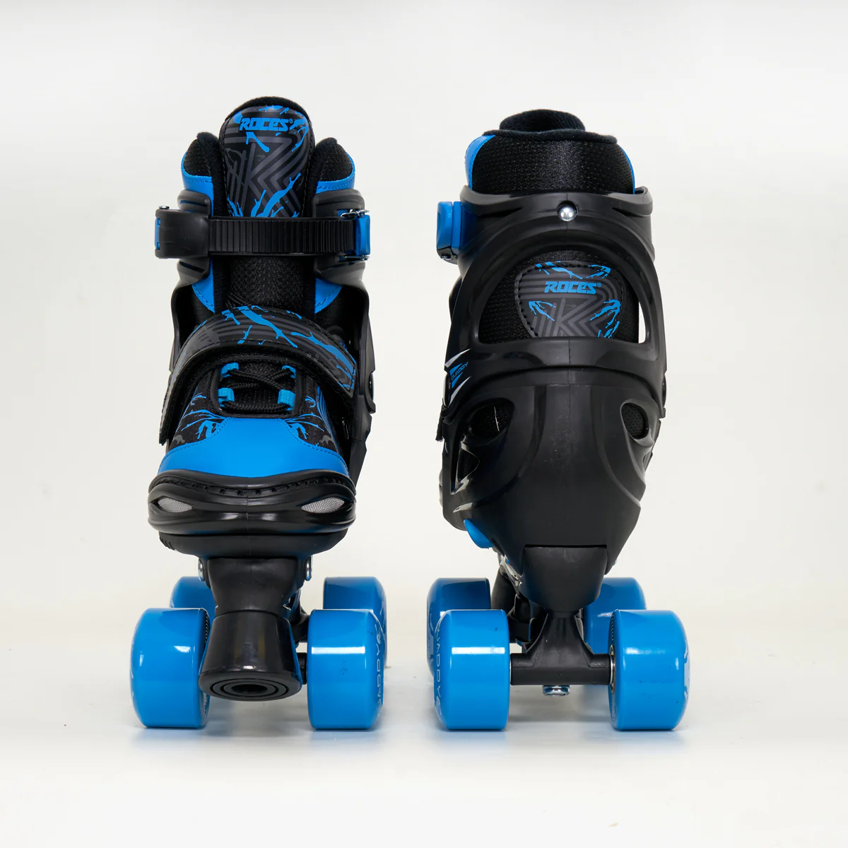 Roces "Quaddy" - Kids Blue Adjustable Roller Skates - Image 2