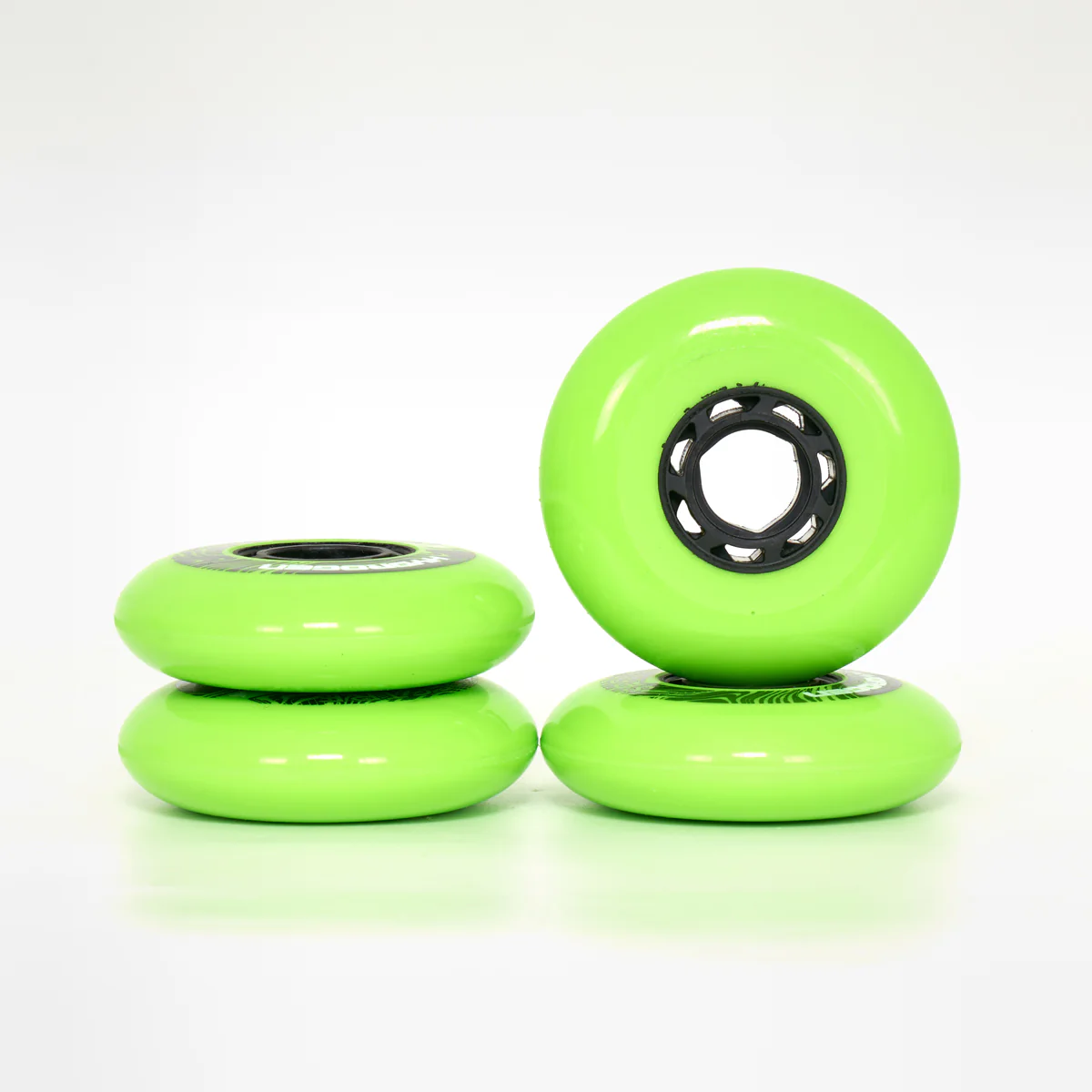Rollerblade Hydrogen Spectre Wheels 80mm - Green Apple - Image 2