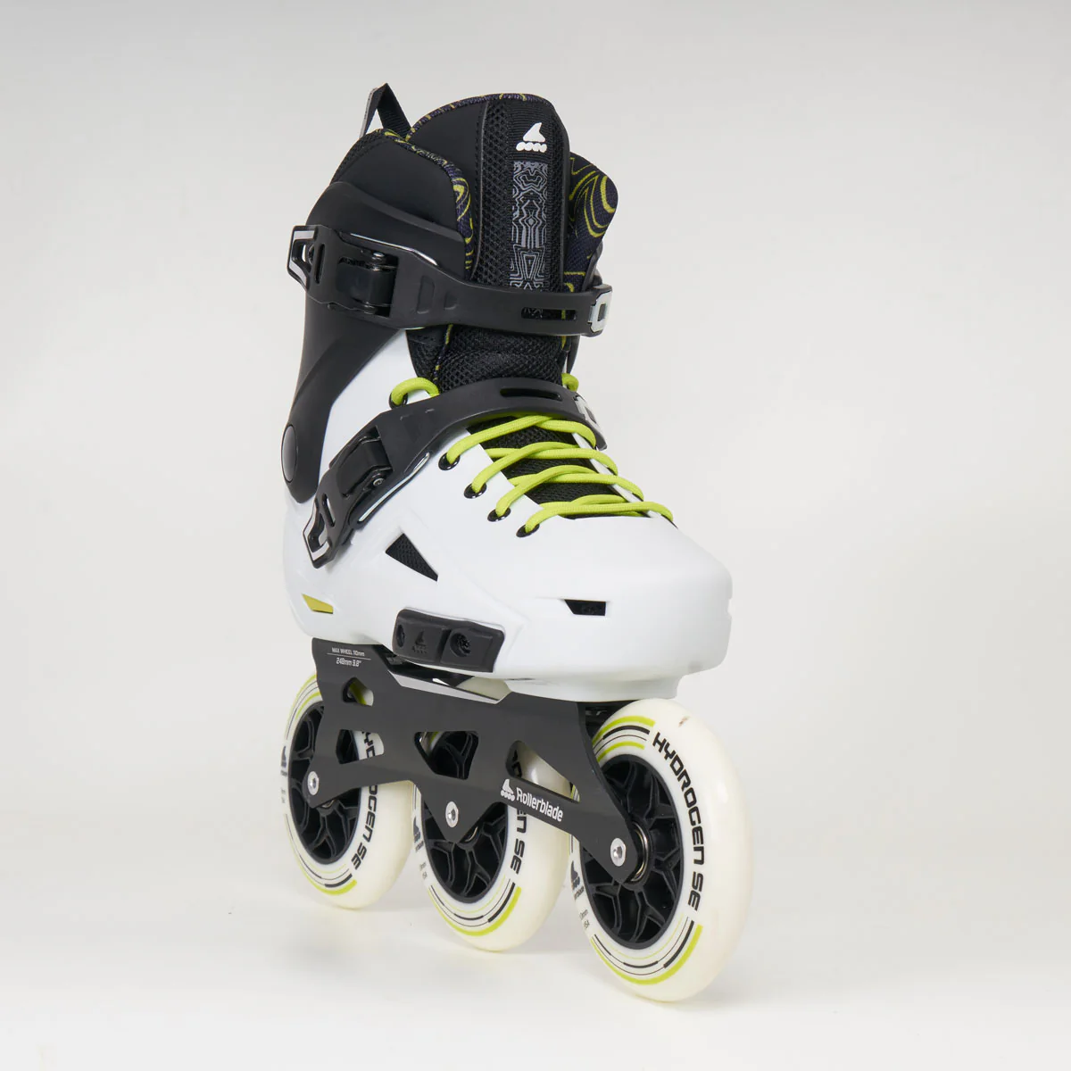 Rollerblade Lightning 110 Inline Skates - Unisex - White - Image 2