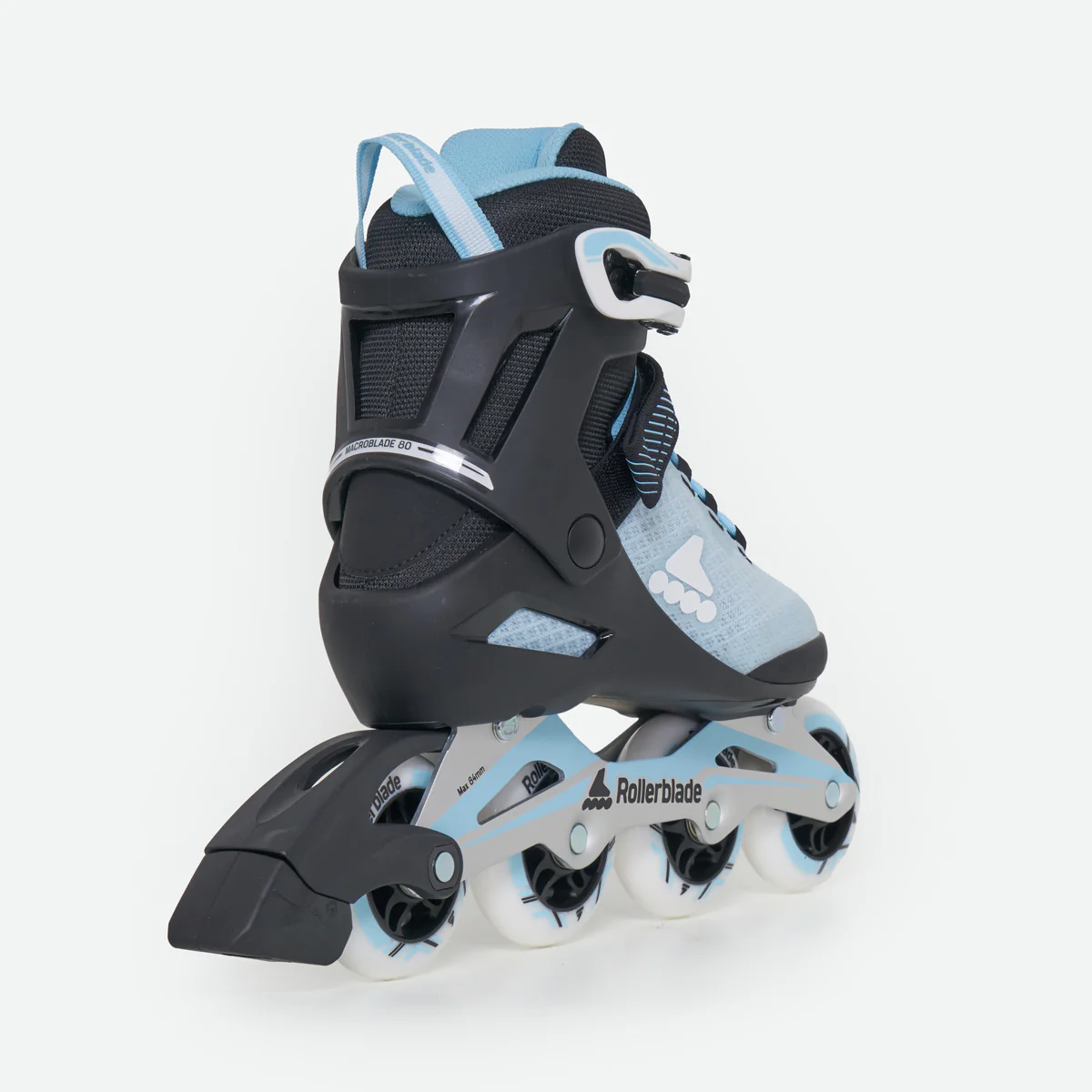 Rollerblade Macroblade 80 Women's Adult Inline Skates - Powder Blue / Black - Image 3