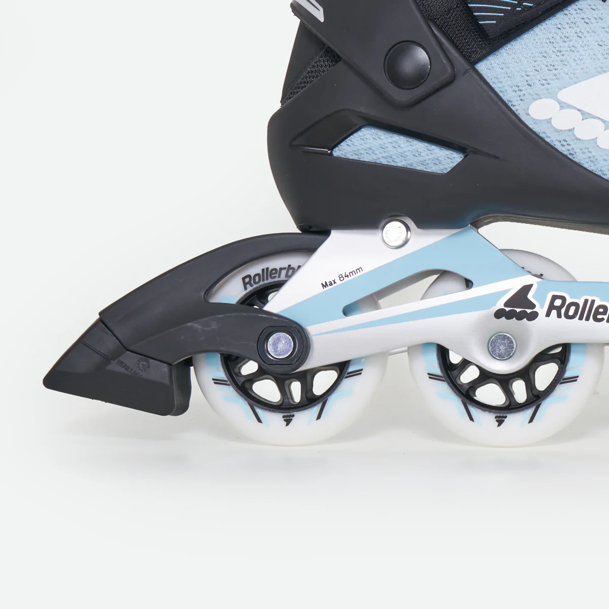 Rollerblade Macroblade 80 Women's Adult Inline Skates - Powder Blue / Black - Image 4