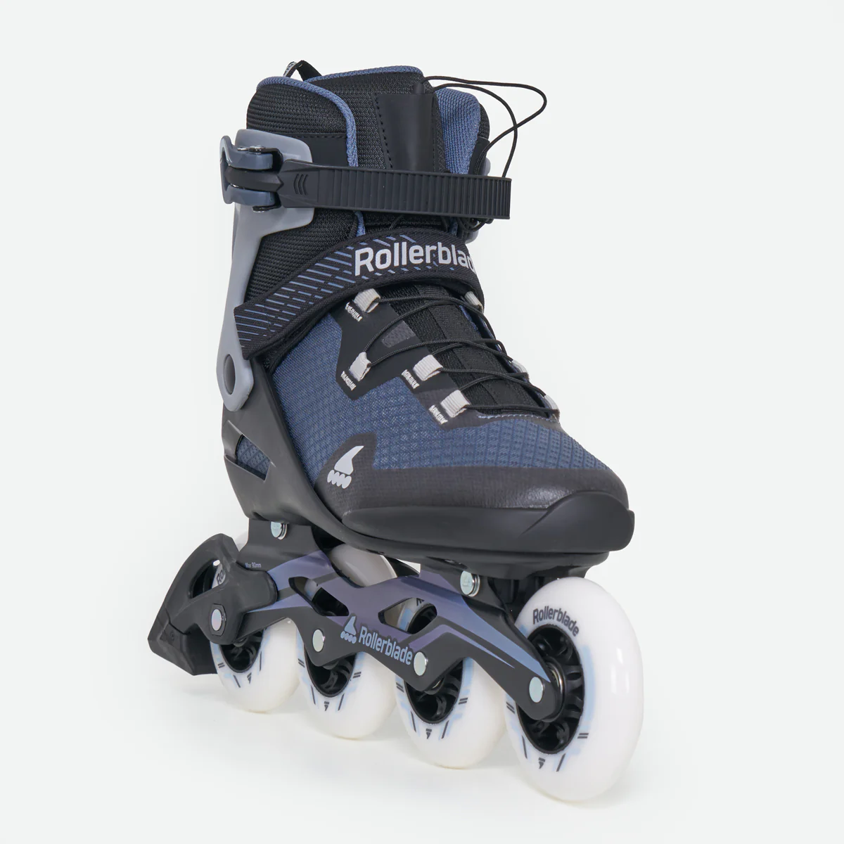 Rollerblade Macroblade 90 — Adult Inline Skates (Black / Steel Blue) - Image 2