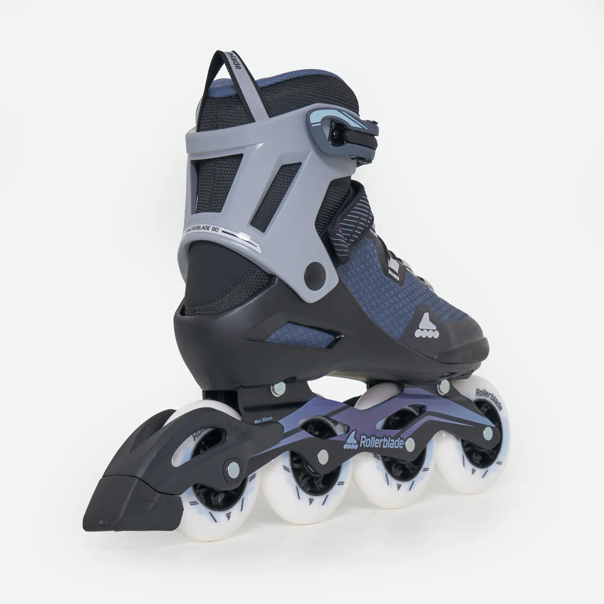 Rollerblade Macroblade 90 — Adult Inline Skates (Black / Steel Blue) - Image 4