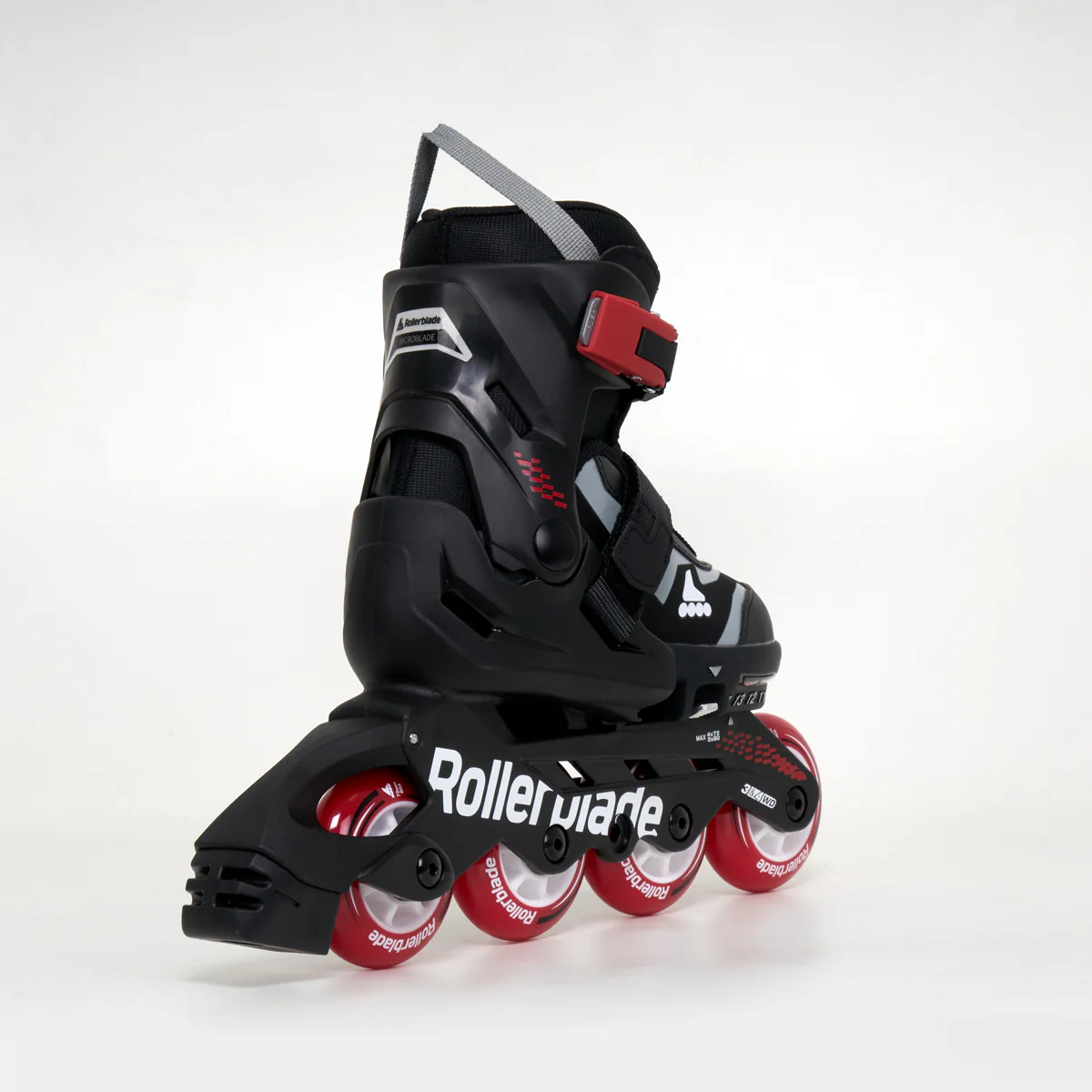 Rollerblade Microblade Junior Adjustable Inline Skates - Black / Red - Image 3