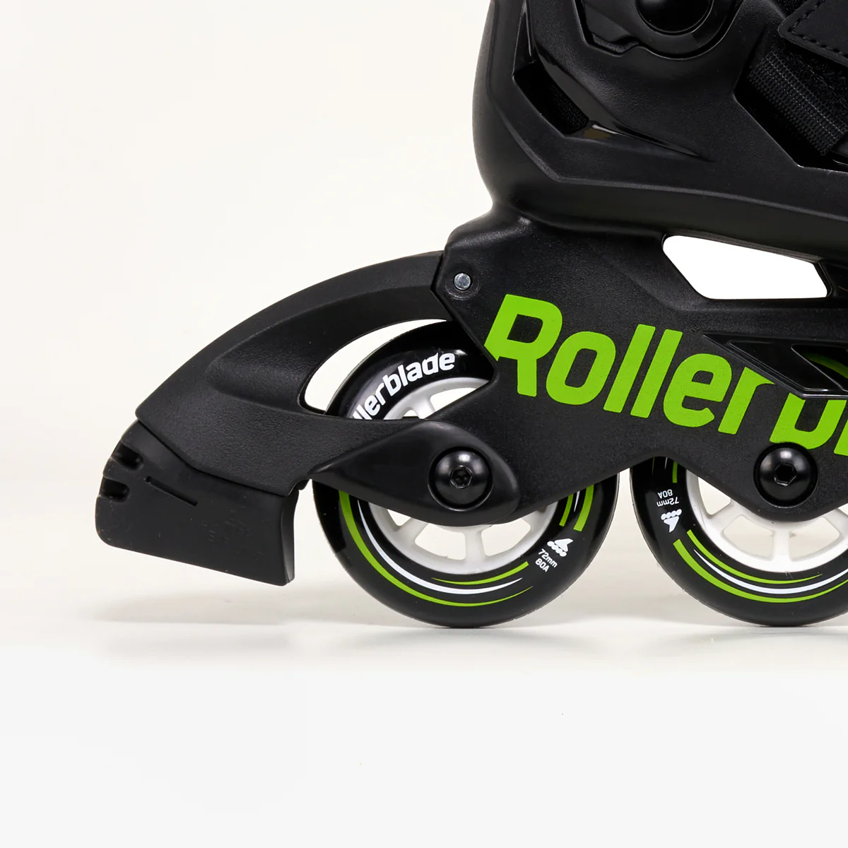 Rollerblade Microblade Junior Inline Skates Black / Lime - Image 4