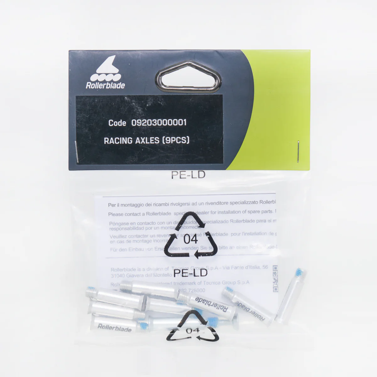 Rollerblade Replacement Racing Axles - 9 Set - Image 3
