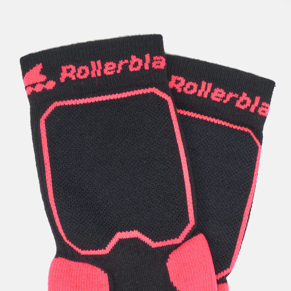 Rollerblade Skating Socks - Black / Salmon - Image 2