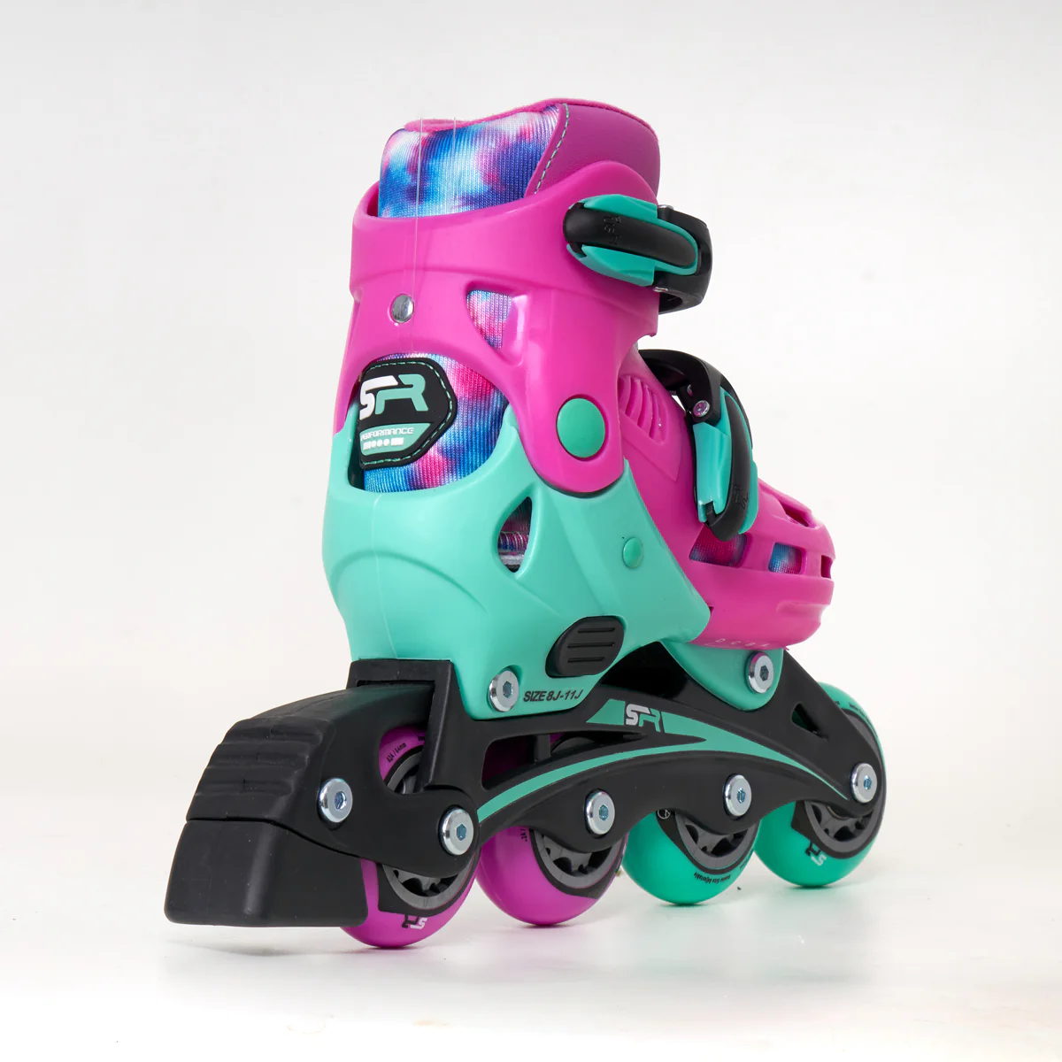 SFR Cyclone II Junior Adjustable Skates - Tie Dye - Image 4